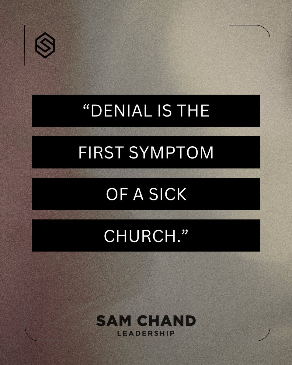 samchand's tweet photo. You can’t heal what you won’t name. Every sick system resists diagnosis—but healing begins with brutal honesty.
#ChurchHealth #ReChurch #SamChand #DiagnoseTheProblem #HealthyLeadership https://t.co/4EeUZlGctP