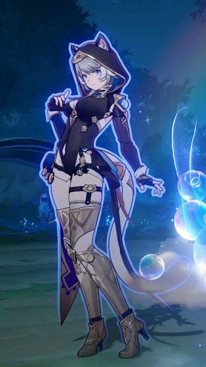 FelesClepta's tweet photo. “Oho? ~
That’s if you can really grab my waist, handsome.” https://t.co/8baitzlYwo