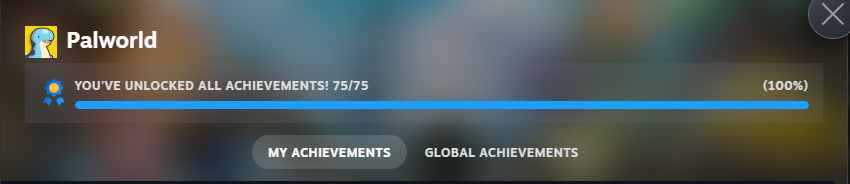 PhealixOG's tweet photo. Welp, think that was a pretty successful Palworld run. Can't wait to see what they keep cooking up next

Was actually a little sad closing the game after the last achievement and looking at my pals😅

Also I really want to get myself a Katress Plushie😂 https://t.co/5DW3AgiMcW