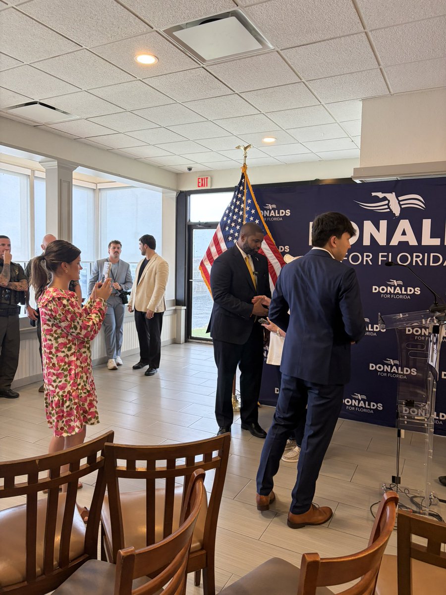 WellsJorda89710's tweet photo. 🔥 Another incredible event with Florida’s next Governor, Byron Donalds!
What I love most is how he answers questions on the fly — no scripts, no dodging. He genuinely listens and hears the people in the room. He took the time to answer EVERY question and stayed until he shook every single hand.
That’s real leadership.
#ByronDonalds #NextFLGovernor #FloridaFirst #AmericaFirst #Leadership​​​​​​​​​​​​​​​​​​​​​​​​​​​​​​​​​​​​​​​​​​​​​​​​​​
@ByronDonalds  @ByronWarRoom