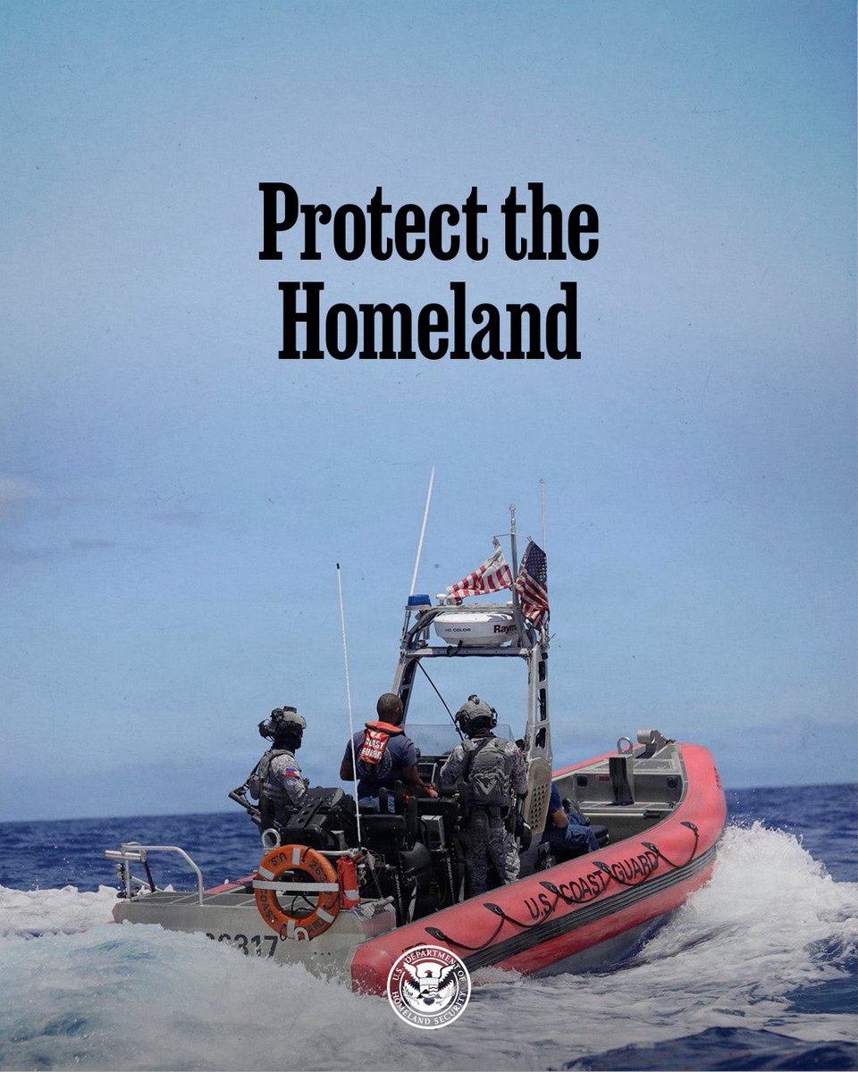 SecMullinDHS's tweet photo. From our borders to our skies to our seas, we have one mission: protect the homeland. https://t.co/RUQa9FinIr