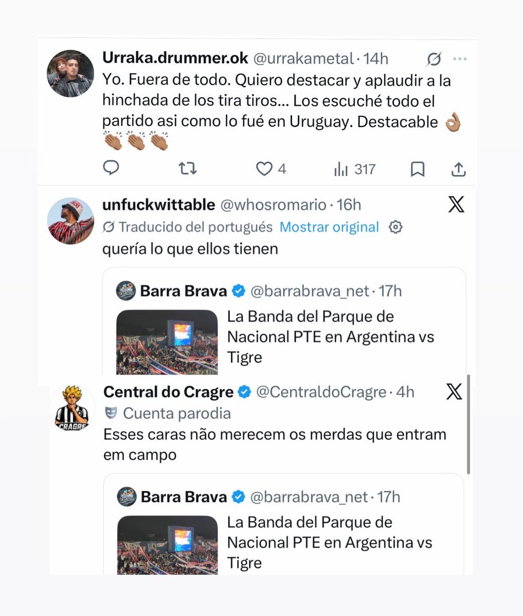 ViejoYPopular's tweet photo. Una vez más el continente hablando de lo que es la Hinchada de Nacional. La más fiel y seguidora. 

DESPEGADOS DEL RESTO https://t.co/udwDyExVQc
