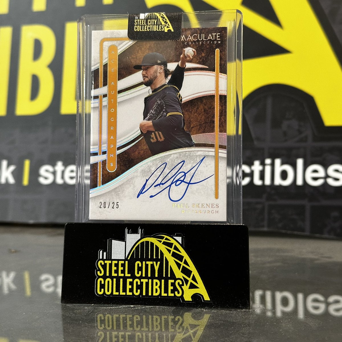 SCCLiveBreaks's tweet photo. Itβs a hometown #HitOfTheDay!
@PaniniAmerica Immaculate Ace Autographs of Paul Skenes /25! https://t.co/CobqBUuFQy