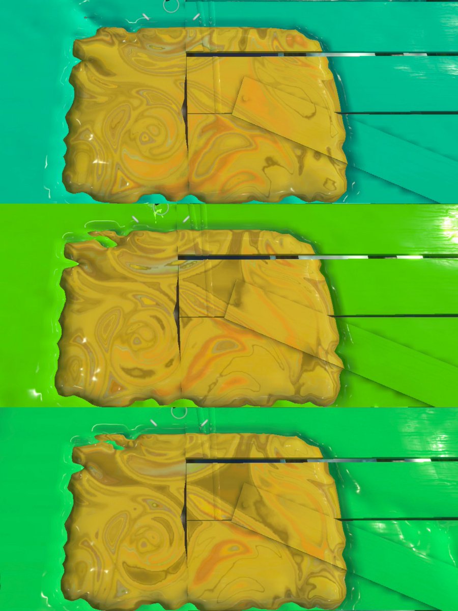 diffidentDennis's tweet photo. Every attainable ink color in Splatoon Raiders thread! 🧵 

• Turquoise 
• Lime Green
• Malachite https://t.co/6s9DIuJHLs