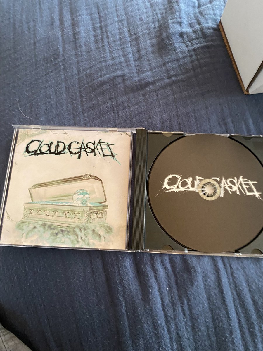 CloudCasket's tweet photo. The CDs have arrived and will be shipped soon! Thank you to everyone who has been patient and don’t worry, our next merch drop will be handled a lot better lol https://t.co/E38e0CWxAP