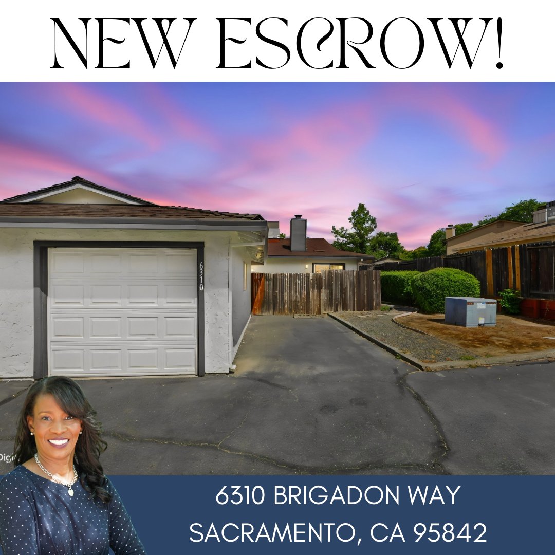 TanyaCurry1's tweet photo. 🎉NEW ESCROW - 6310 Brigadon Way Sacramento, CA 95842

Congratulations to the sellers and buyers! 

Tanya Curry - Realtor
Coldwell Banker Realty
☎️916.698.9970
DRE#01375328

#tanyacurry #newescrow #listing #realtor #realestate #sacramento https://t.co/BEt9TOVq6a