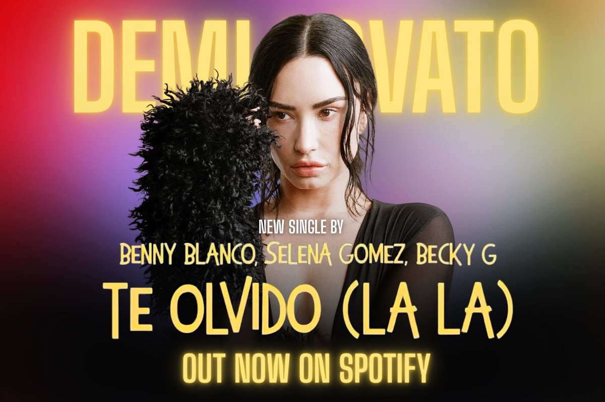 LovatoOnSpotify's tweet photo. Lovatics, Selena Gomez has a new song on Spotify out now check it out! (also follow @SelenaSpotifySG for it's updates) https://t.co/RIMQEwx3Kn