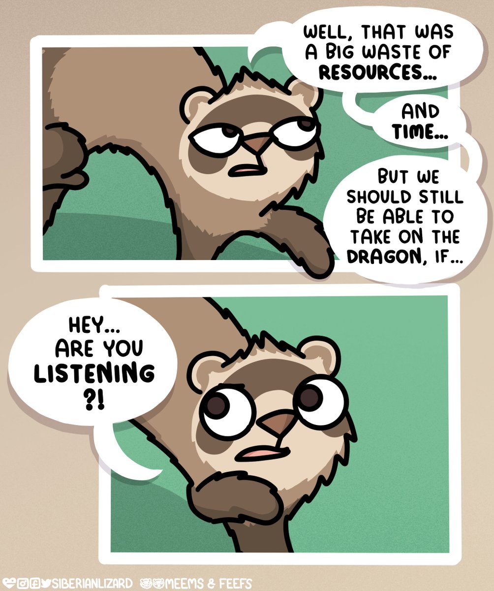 siberianlizard's tweet photo. Saw Skyrim is trending, here is a comic I made about it! #skyrim #ferrets https://t.co/u62zjLl1BD