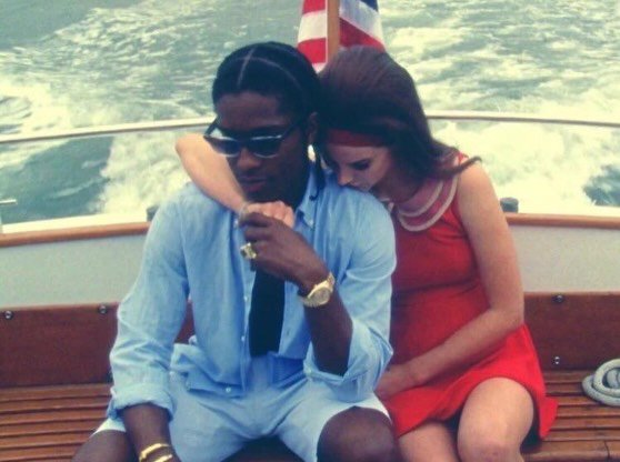 culturejpg's tweet photo. Lana Del Rey and A$AP Rocky's relationship felt like it belonged in a vintage romance film https://t.co/5L9nd1P726