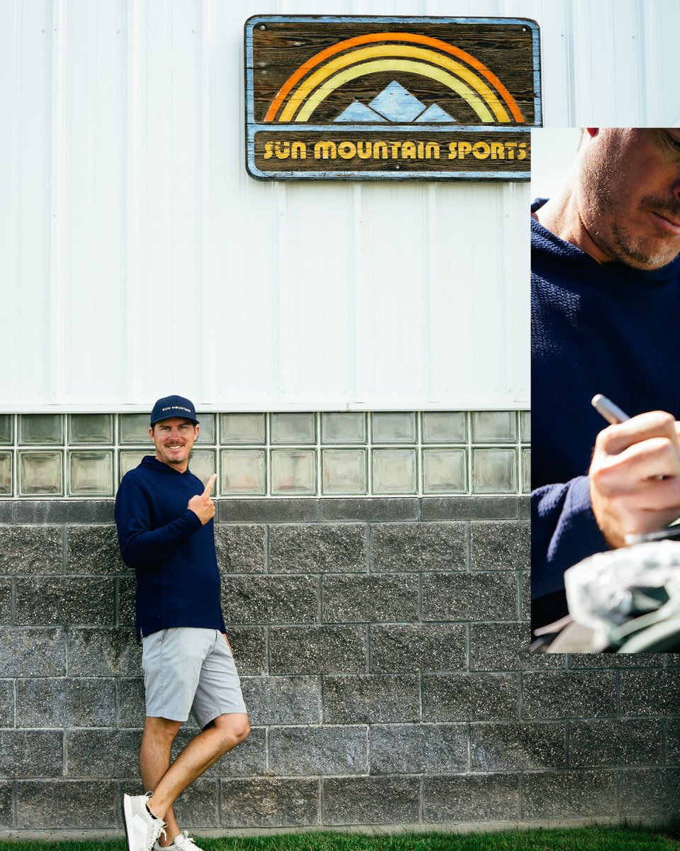 SunMountainGolf's tweet photo. Some guys go to Montana to fish.
Joel came to see where the bags get made and go fishing (and golfing).

Golf State of Mind: Inside Sun Mountain, a new mini-series with @Joel_Dahmen. 
Episode 1 drops Wednesday. https://t.co/6lTlzgNpHd
