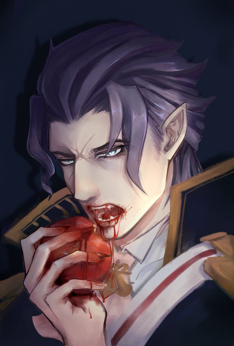 yuelan73's tweet photo. TW: Blood 
Barok van Zieks vampire edition #tgaa #dgs https://t.co/nkWfJgFHgi