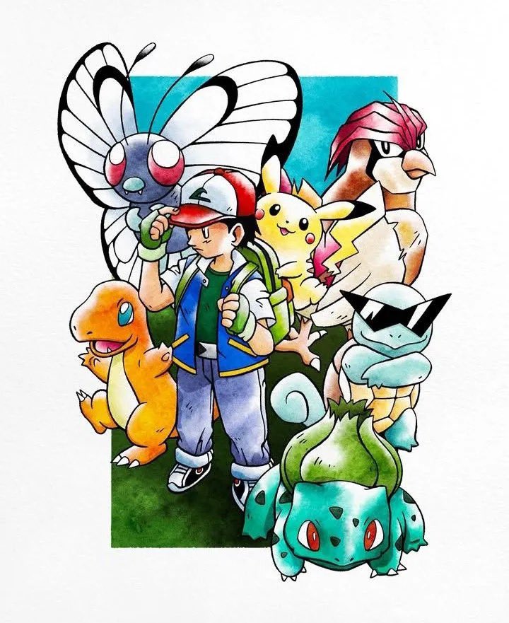 shotguncaio's tweet photo. Ash’s original Kanto team is still one of the most iconic in Pokémon history.

It wasn’t the strongest team he ever built, but it introduced millions of fans to Pokémon and created some of the anime’s most memorable moments.

Some teams may be stronger on paper, but few have had the same impact.