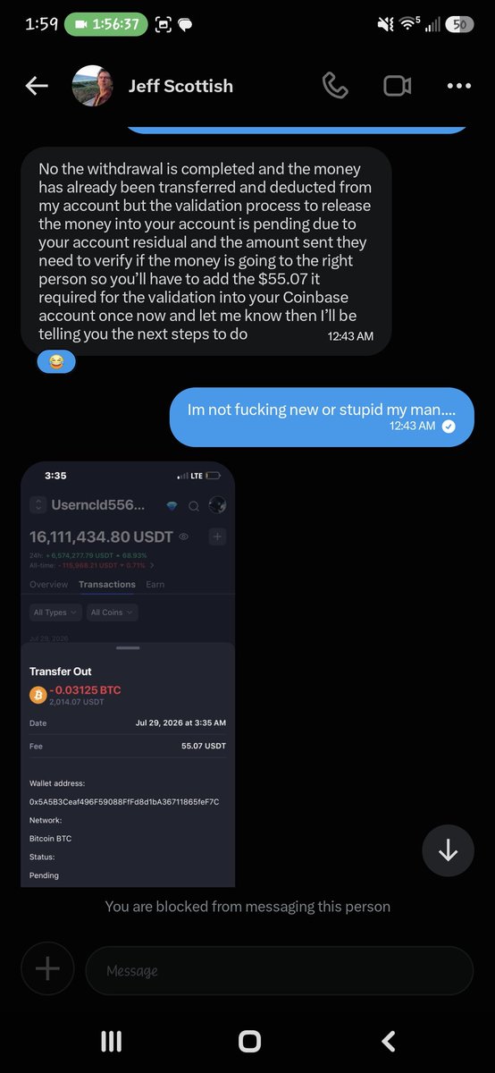 Octavia87Marie's tweet photo. Its almost refreshingly to get a different scam lol love it when the trash takes itself out
 #scammer #dumbass #getlost #boybye #findomworld #wannabe https://t.co/wD91U79sz2