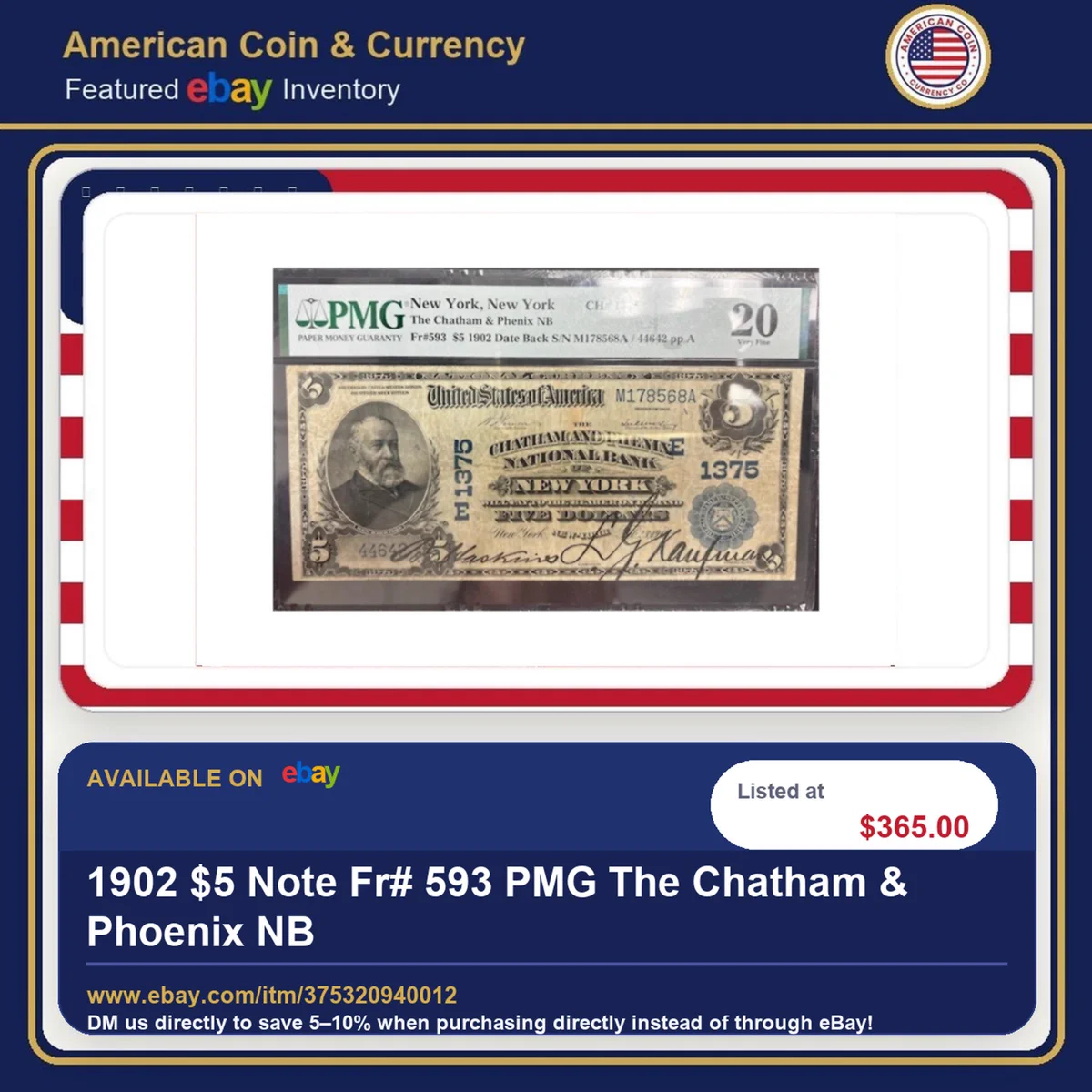 American Coin & Currency latest X post image