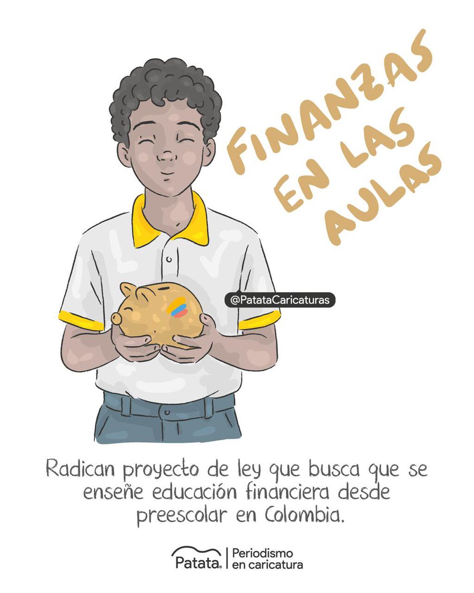 PATATAdibujo's tweet photo. 💸🇨🇴 Se mueve proyecto que propone educación financiera desde preescolar en Colombia. 
🧵 https://t.co/RCFDUTPQRb