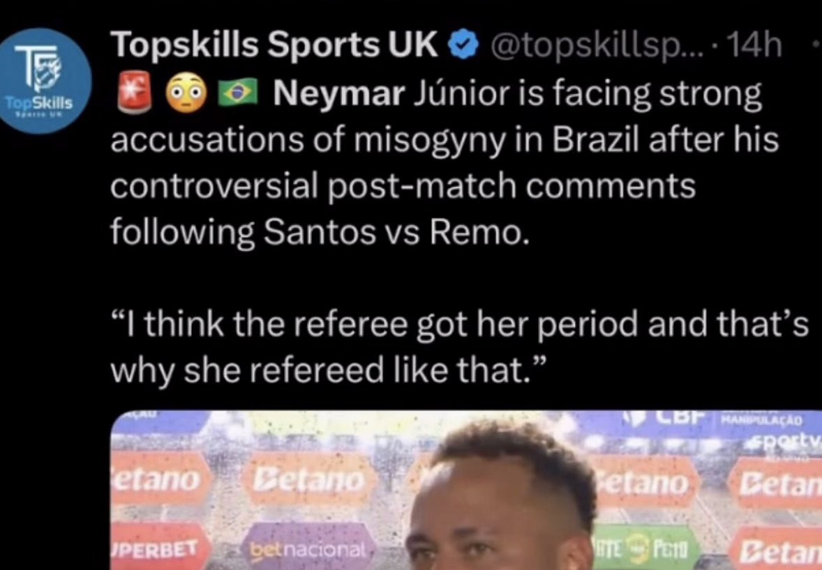 CertfiedGooner's tweet photo. @_Sarah_525 @RafaeLeao7 @GalatasaraySK @Galatasaray @ultrAslan Is neymar sexiest too? 🤣🤣🤣 https://t.co/oUmnhzMBTl