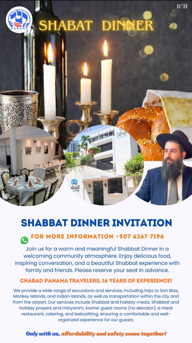 ChabadPanama's tweet photo. For  the yeshiva  week discounts to San Blas, the Monkey Islands and more, visit the Chabad Panama Traveler Home for more information on our WhatsApp: +50762677196 https://t.co/2IwxZIqzc8