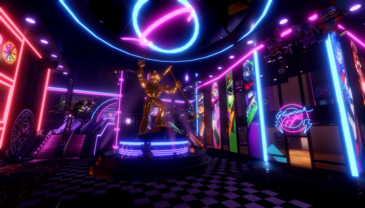 creufan's tweet photo. Another shot of the lobby 2.0 ✨️

#FNaF #fnafsb #fnaffanart #robloxart https://t.co/bgqr2Z4t3P