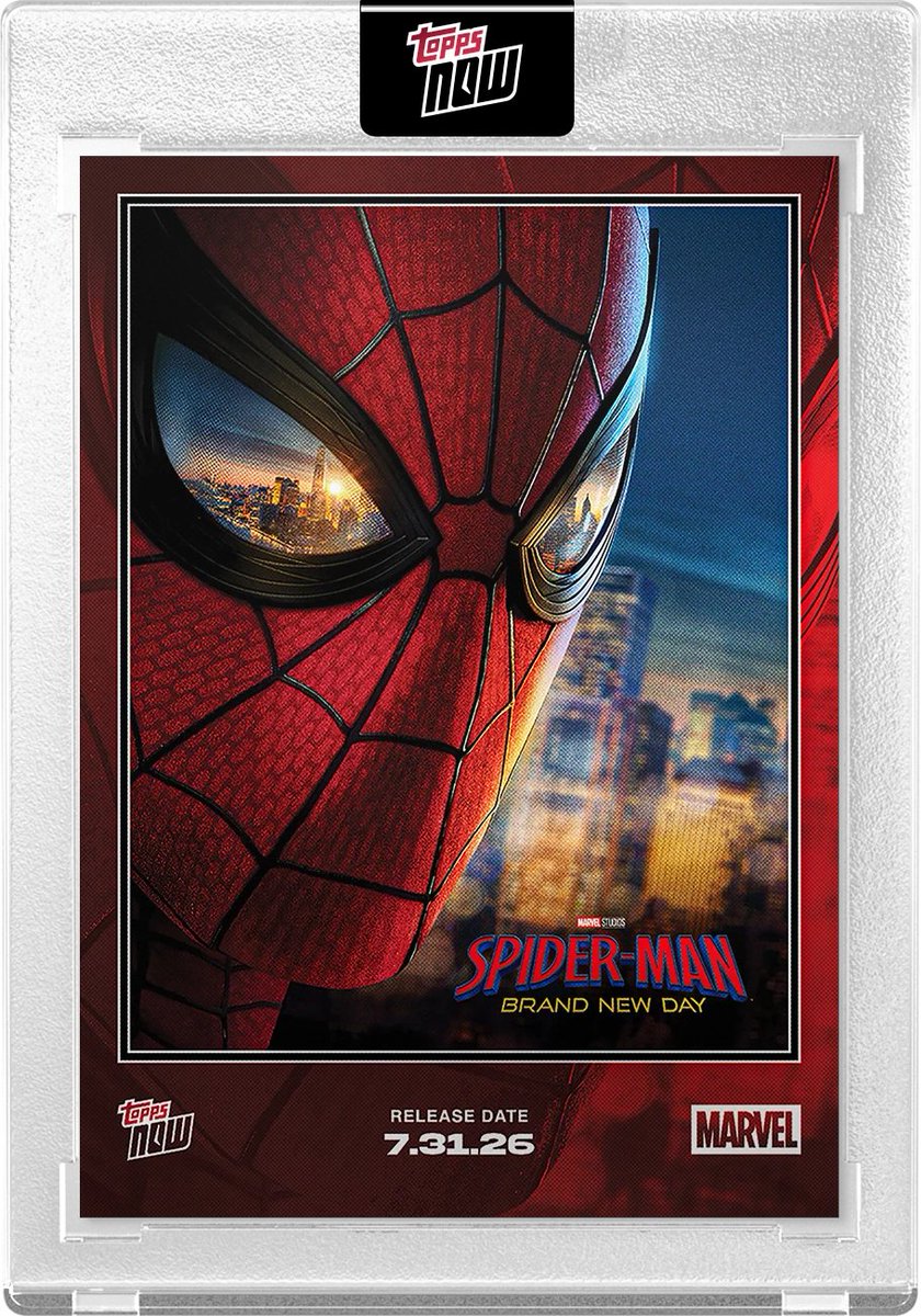 CardPurchaser's tweet photo. 2026 Marvel Topps Now® Spider-Man Brand New Day #ad #toppsmarvel 

$11.99

https://t.co/oGhS6ydQys https://t.co/57XpyPQvZp
