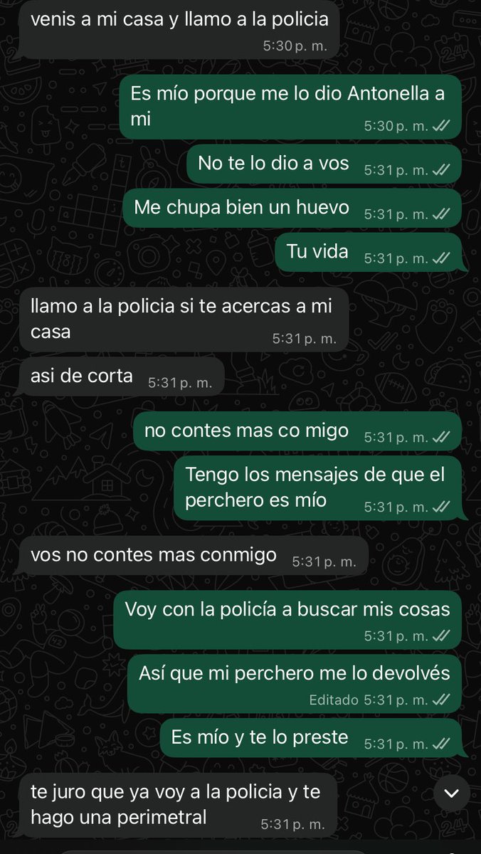 BabyTramposa's tweet photo. La charla más tranquila con mi hermana menor antes de que venga a cenar y terminemos arreglándonos https://t.co/15w7iaPCEV