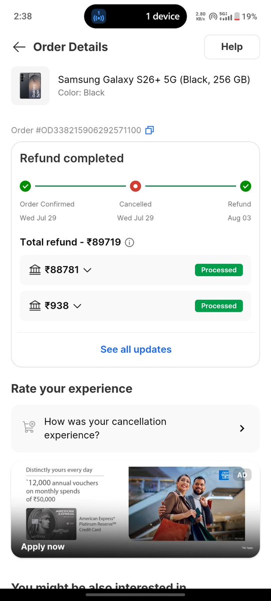 SandyJewaliya's tweet photo. Any reason @flipkartsupport @Flipkart my order cancelled 
What is unexpected issues https://t.co/wJEtUOIKZT
