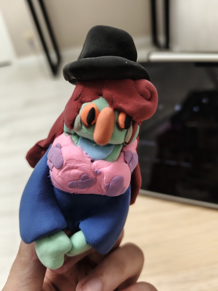 Eclipse690724's tweet photo. I made Pabit with soft clay. :-]]
He looks so goofy.
#SmileForMe #S4M #DrHabit #DrHabitBoris #Pabit https://t.co/Digk45GWzx