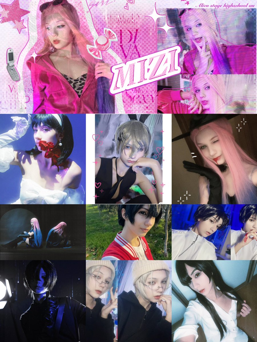 tee3hri's tweet photo. I'm the queen of ALNST cosplays, btw 

photo from old to new.. https://t.co/F28MkfBANU