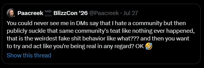 MissMintyTTV's tweet photo. account went private but this is the tweet I was responding to. https://t.co/AOVGqdItOE