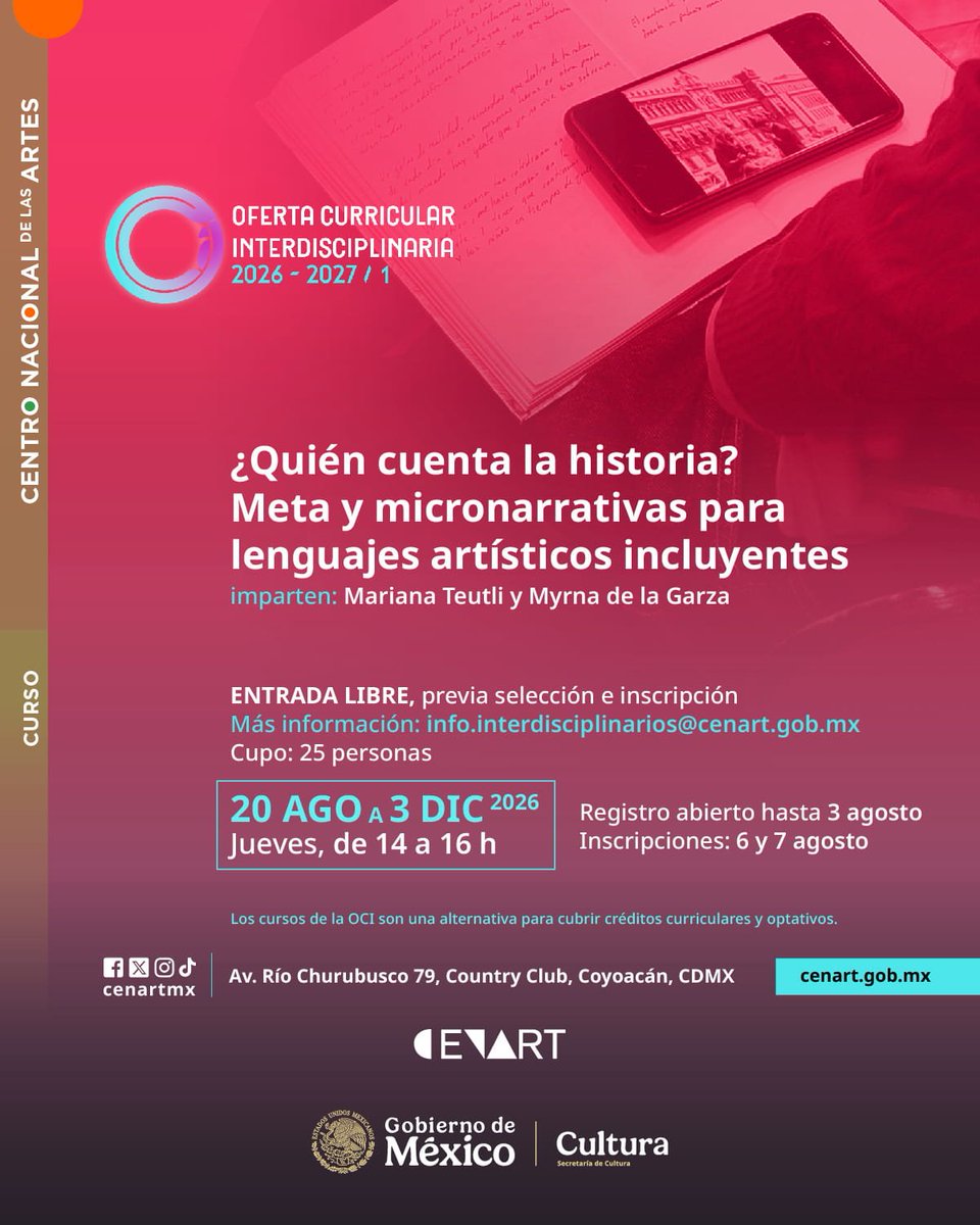 Desarrollo Académico Cenart tweet media