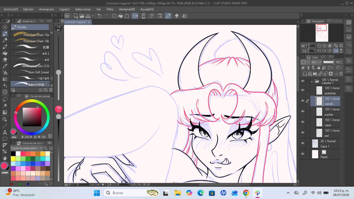 _Mag_H's tweet photo. #workinprocess Una comi de #Bietka ♡ mis #comisiones estan abiertas uwu
#art #nsfw #sucubus. https://t.co/HJByQrNRbz