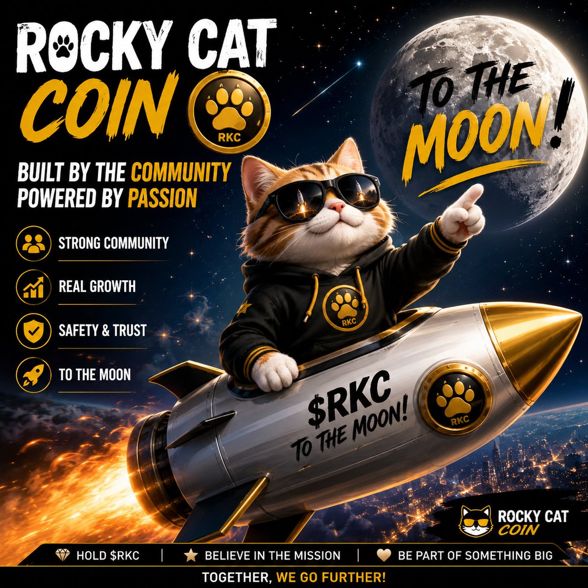 OlabodeKenny's tweet photo. Work smart. Build smarter. 🐱🚀

Success isn't about making the most noise it's about making the right moves consistently.

The RockyCatCoin community is built by people who learn, adapt, and keep showing up every day.
Smart decisions today can create stronger communities tomorrow.

Stay focused. Stay consistent. Keep building.

$RKC to the moon! 🌕

@Rockycatcoin @cz_binan @MrBeast #RKC #Crypto #BNB #Web3 #CommunityFirst #WorkSmart #ToTheMoon