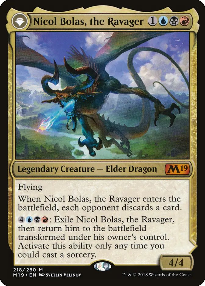 ObligatorySQL's tweet photo. @TheTrinketMage Mine is a control deck that uses planeswalkers with static abilities and other spells to create a light stax-like game state for my opponents while slowly scheming and building a win. The idea was to a deck to play like I felt Bolas would play a game of Magic. https://t.co/zqnQsEa8Lh