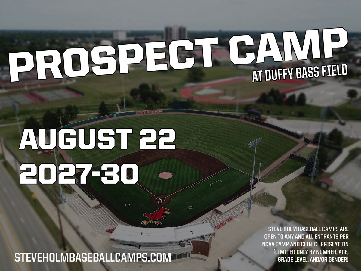 BaseballCampISU's tweet photo. 🚨 Our Fall Prospect Camp is here. 🚨

📅 August 22
📍 Illinois State University

If you’re a 2027–2030 grad or JUCO prospect, come compete and show us what you’ve got.

Great opportunity to get seen by our coaches! 

🔗 Register: https://t.co/7MuC66ACcW https://t.co/c5qHkkM6FL
