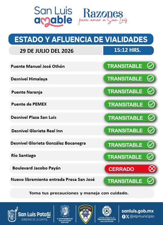 Secretaría de Seguridad y Protección Ciudadana SLP tweet media