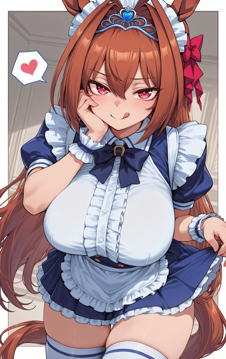 UDONko8686's tweet photo. おはようございます🌞

メイド衣装のダスカさん💙

ダイワスカーレット / Daiwa Scarlet https://t.co/KIXamVNlZv