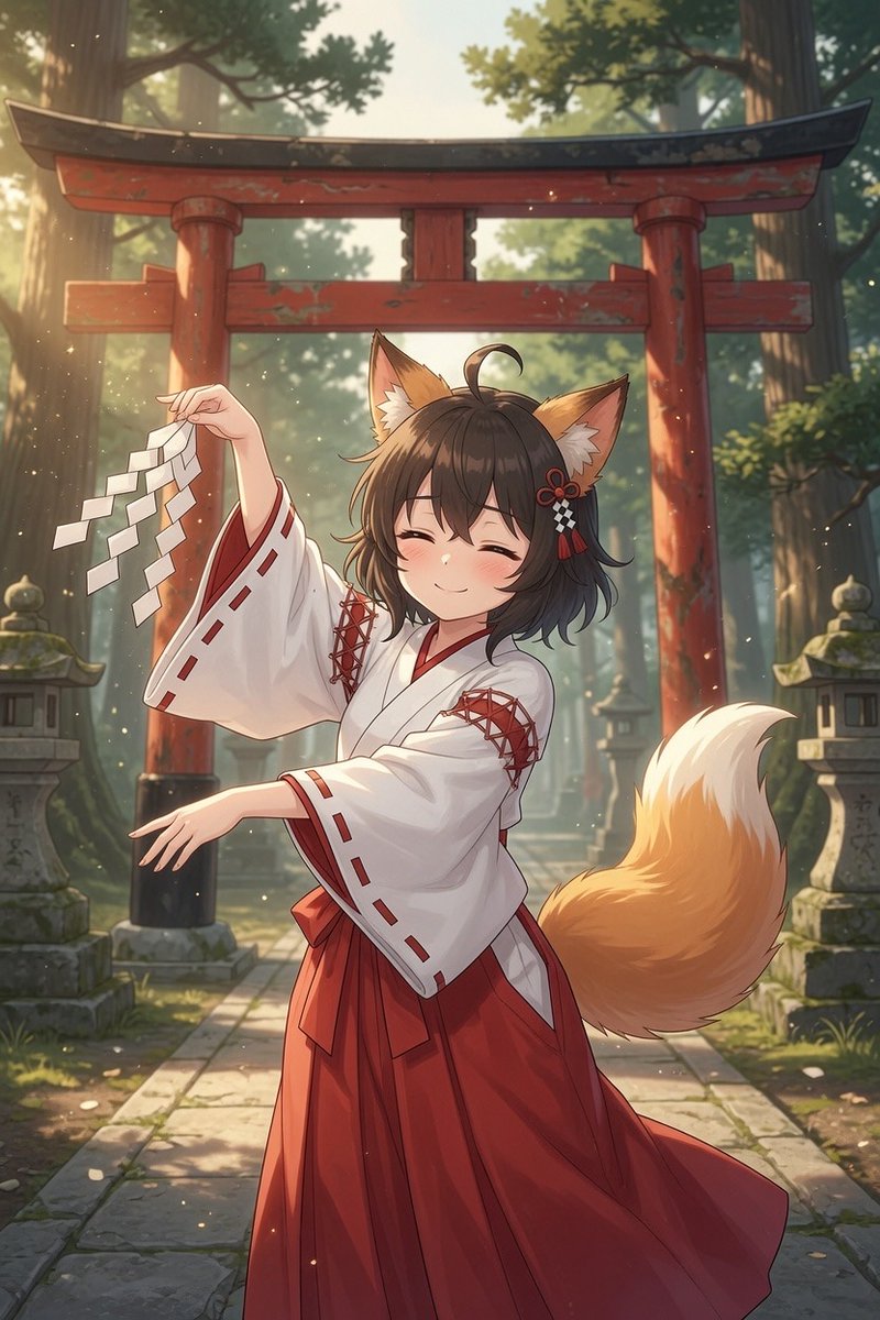 don_4ox's tweet photo. @lunarose_game フォローありがとうございます🙇

#AIイラスト
#狐巫女
#感謝の舞 https://t.co/JqB19bFk4E