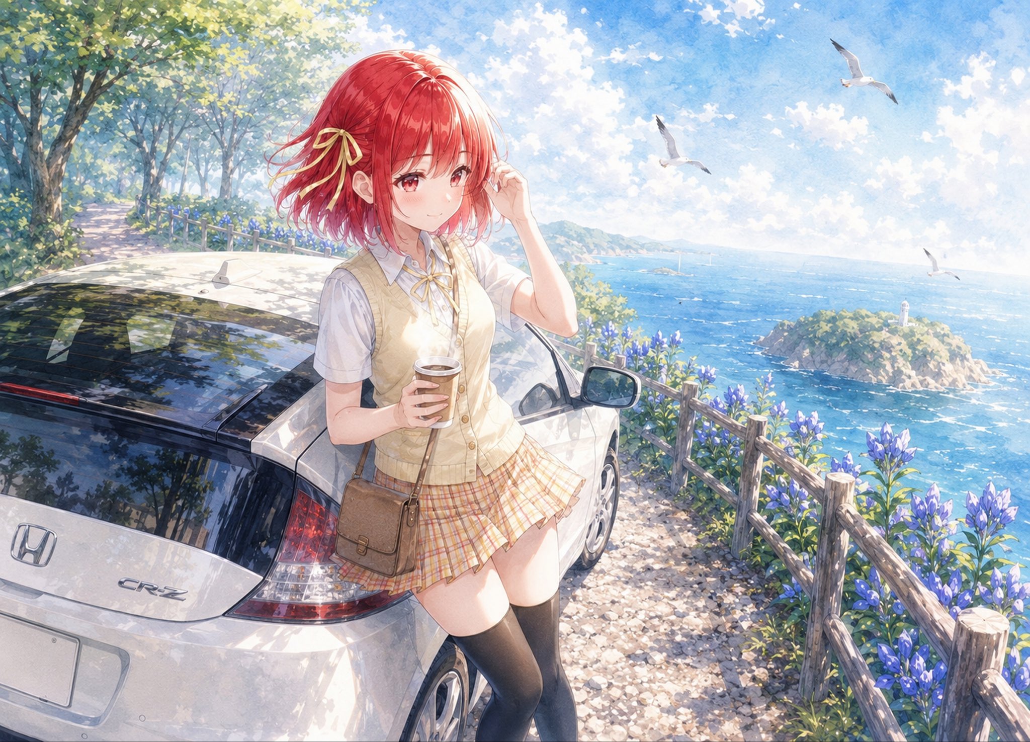 CR-Z／愛娘の使い魔 в X: „おはこんにちは🤗 暑いのでドライブ出勤