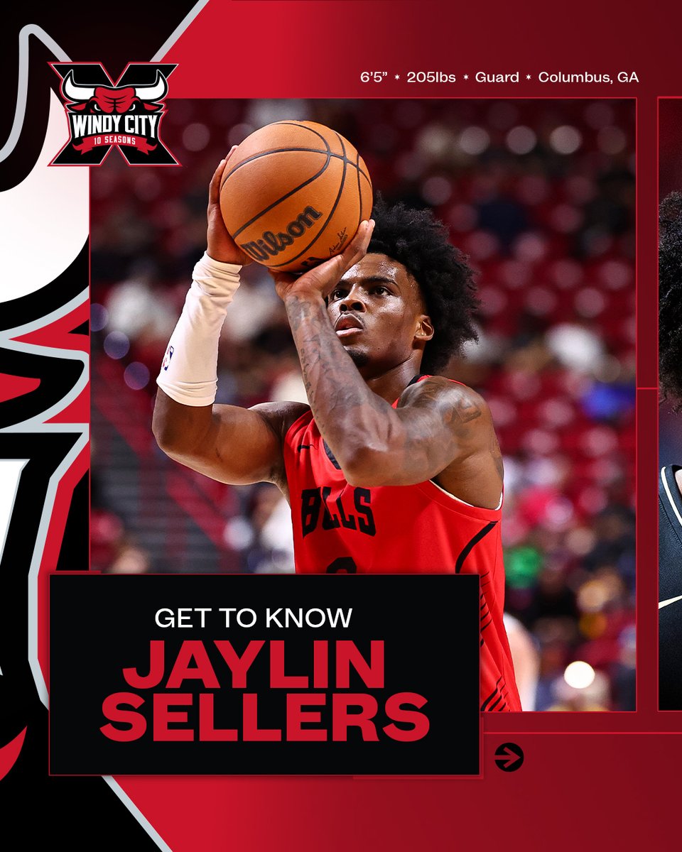 windycitybulls's tweet photo. Get to Know: Jaylin Sellers

The rookie guard out of Providence is on a two-way contract with the Chicago Bulls and made his debut at 2026 Summer League

👉 @JaylinSellers https://t.co/Nbj9lxa2XL