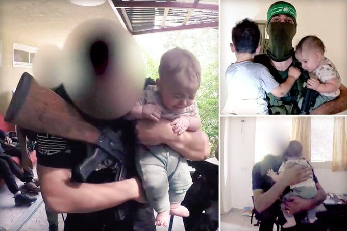 heart_ISR's tweet photo. This was October 7th.

Never forget Why Israel is at WAR.

Palestinian terrorists murdered their mother and took photos of her crying babies near the mother's dead body. https://t.co/rIPpbwq4cv