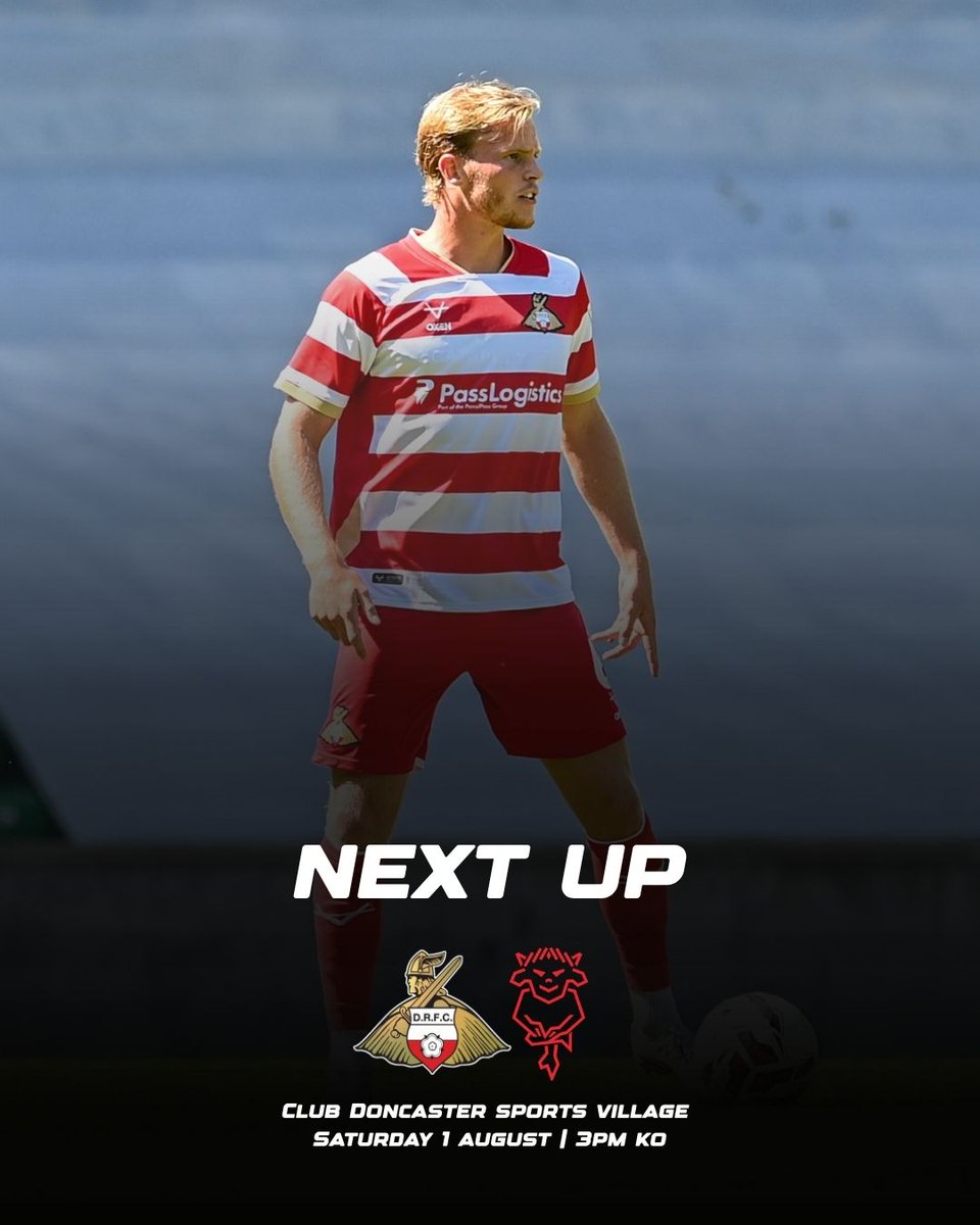 drfc_official's tweet photo. 🏟️ Rovers round-off their pre-season schedule with another home fixture against Lincoln City this Saturday.

#DRFC