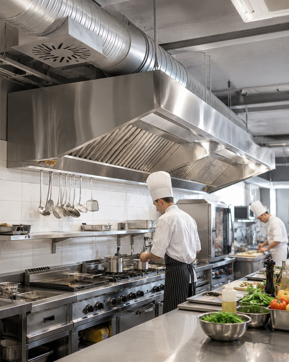 HoodMart's tweet photo. Round or rectangular ductwork? The right choice can affect airflow, grease buildup, maintenance, noise, and fire safety in a commercial kitchen. Compare both options here:

https://t.co/y1TgfWmf9M

#HoodMart #KitchenVentilation #Ductwork https://t.co/D13owvORgP