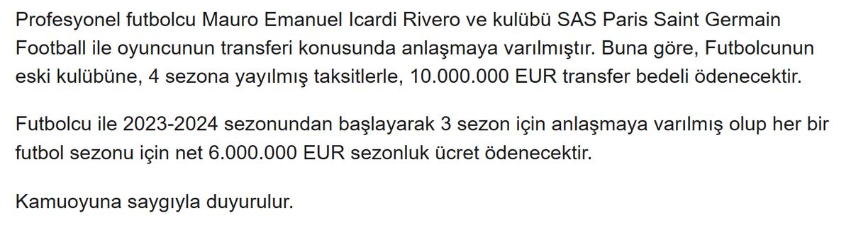 Temouzi's tweet photo. @KramponSport Leao Milan'dan net 8M alıyor buraya gelmek için daha da üstünü istiyor. gs daha üstünü verir de "Icardi'den açılan maaş" ibaresi yanlış Icardi gsden 6M kazanıyordu. Üstünü imaj hakkı adı altında gsli iş adamlarından bazıları ödüyordu. https://t.co/RMWAB3w5BF