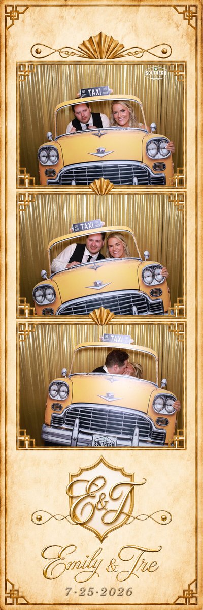 ExposureSelfie's tweet photo. 🗽💍 Congratulations to Emily & Tre! ❤️

We loved creating a completely custom New York City-themed photo booth experience for their July 25 wedding—featuring our custom 1950s NYC Taxi Cab, personalized NYC props, and the true guest of honor, Max the Cat! 🐈🚖

Every wedding has a story. We love bringing those stories to life with custom props, personalized designs, and unforgettable photo booth experiences.

Thank you, Emily & Tre, for letting Southern Exposure Selfie Booth be part of your incredible day. Wishing you both a lifetime of love and adventure! 🥂✨

#EmilyAndTre #JustMarried #SouthernExposureSelfieBooth #NYCWedding #CustomProps 
#PhotoBooth #WeddingInspiration #MaxTheCat #MississippiWedding