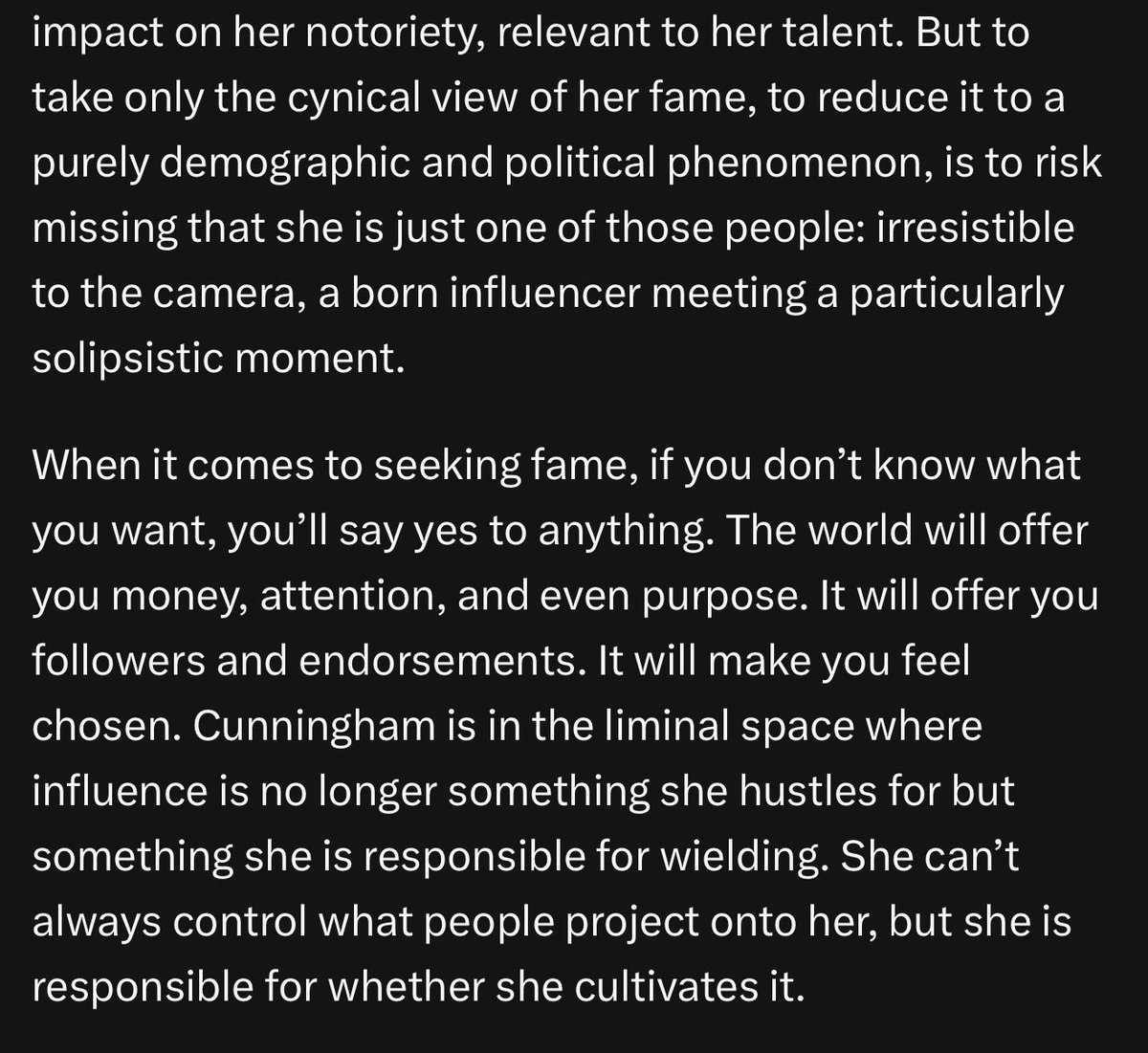 Yeeeerrrrobi's tweet photo. This is a spineless take on the situation. What did those anti-trans folks “project onto her” that she didn’t say herself by claiming trans women don’t belong in women’s sports?? And then doubling down on it?? What good do cowardly, toothless statements do for SEA/IND? The W??? https://t.co/itGzl7Vvey