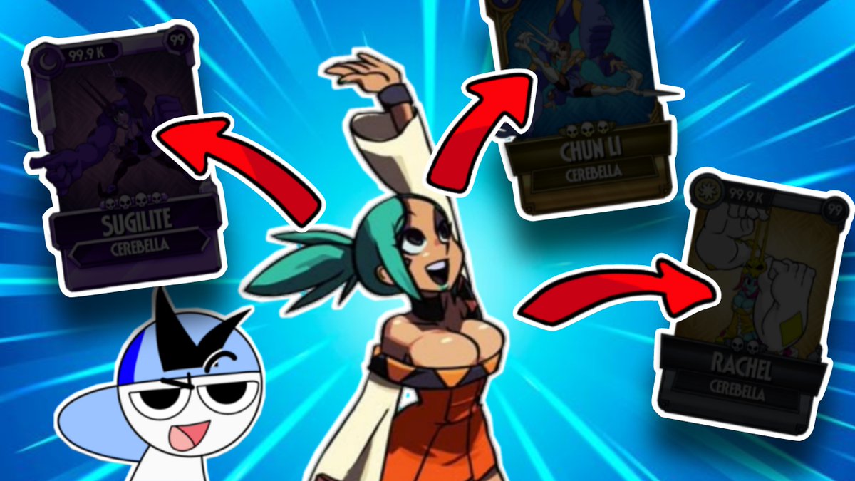 Brikaz1's tweet photo. Diseñé 3 VARIANTES para CEREBELLA en SKULLGIRLS MOBILE #skullgirls
Vayan a verlo: https://t.co/xibUqKw9yi https://t.co/52AeOFLOsQ