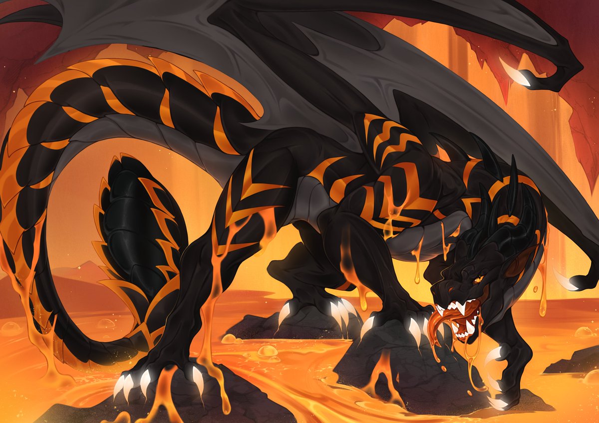 dcayorcus's tweet photo. EXTREME THERMONUCLEAR FIRE DRAGON OF THE MOLTEN ABYSS 🥵🔥
Someone, bring me something cold! 

(c for Delta) https://t.co/RM3hwtgO1K