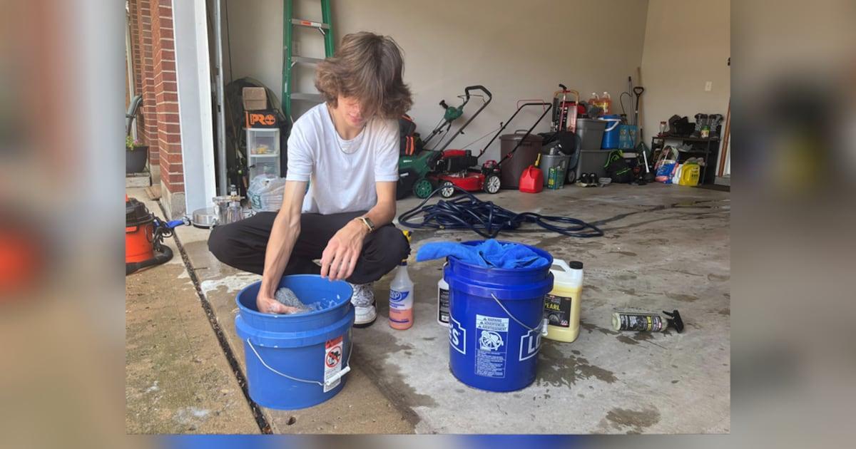 whiotv's tweet photo. Local teen fighting hunger through detailing business https://t.co/dWIDu6xQ1k https://t.co/tf8PGYvnQk