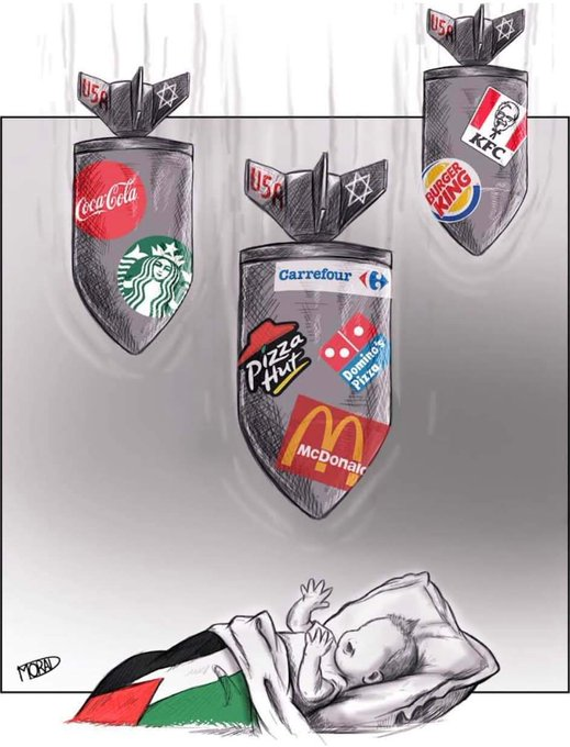 Motherl28134473's tweet photo. Boycott Palestine Genocide Sponsors. https://t.co/vTa9bxE1rL