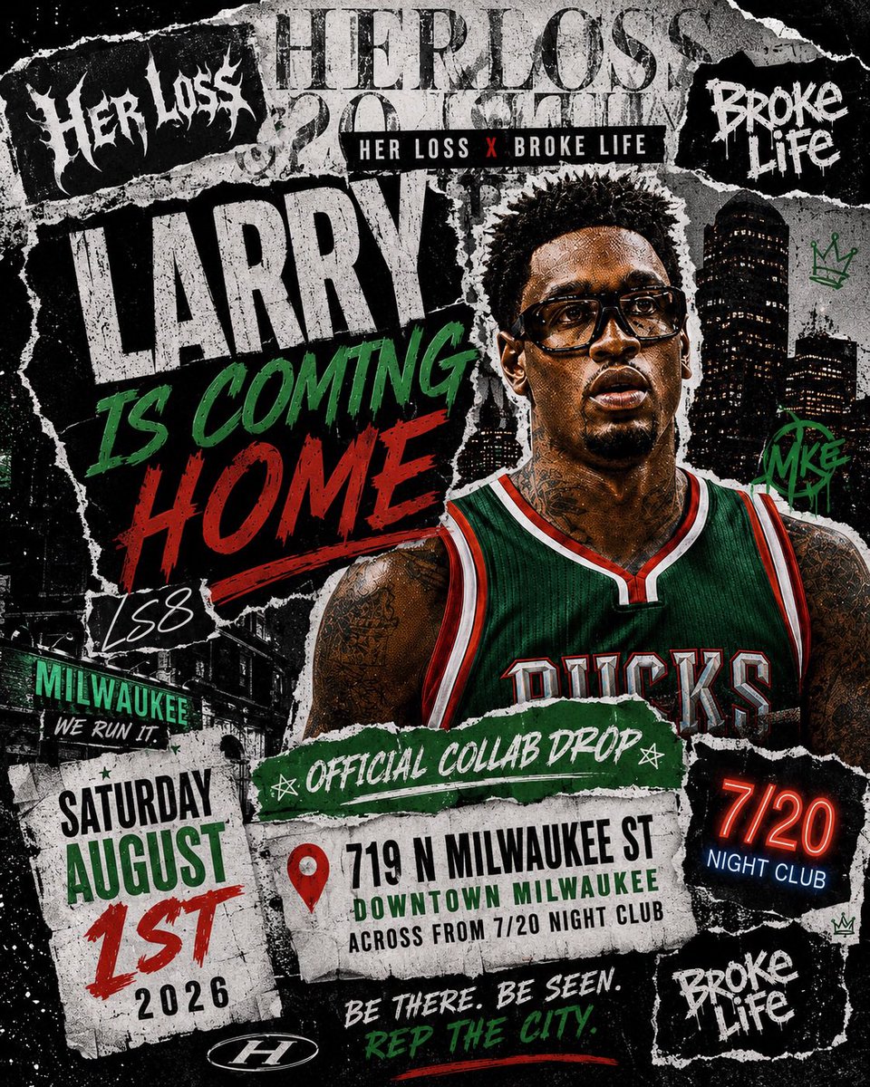 l8show_thegoat's tweet photo. MILWAUKEE WHAT GOOOOD?!?!! 8/1/26 https://t.co/j3H59Mn8IG