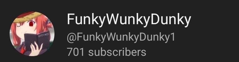 FunkyWunkyDunky's tweet photo. 701 https://t.co/5nfrD8qUES